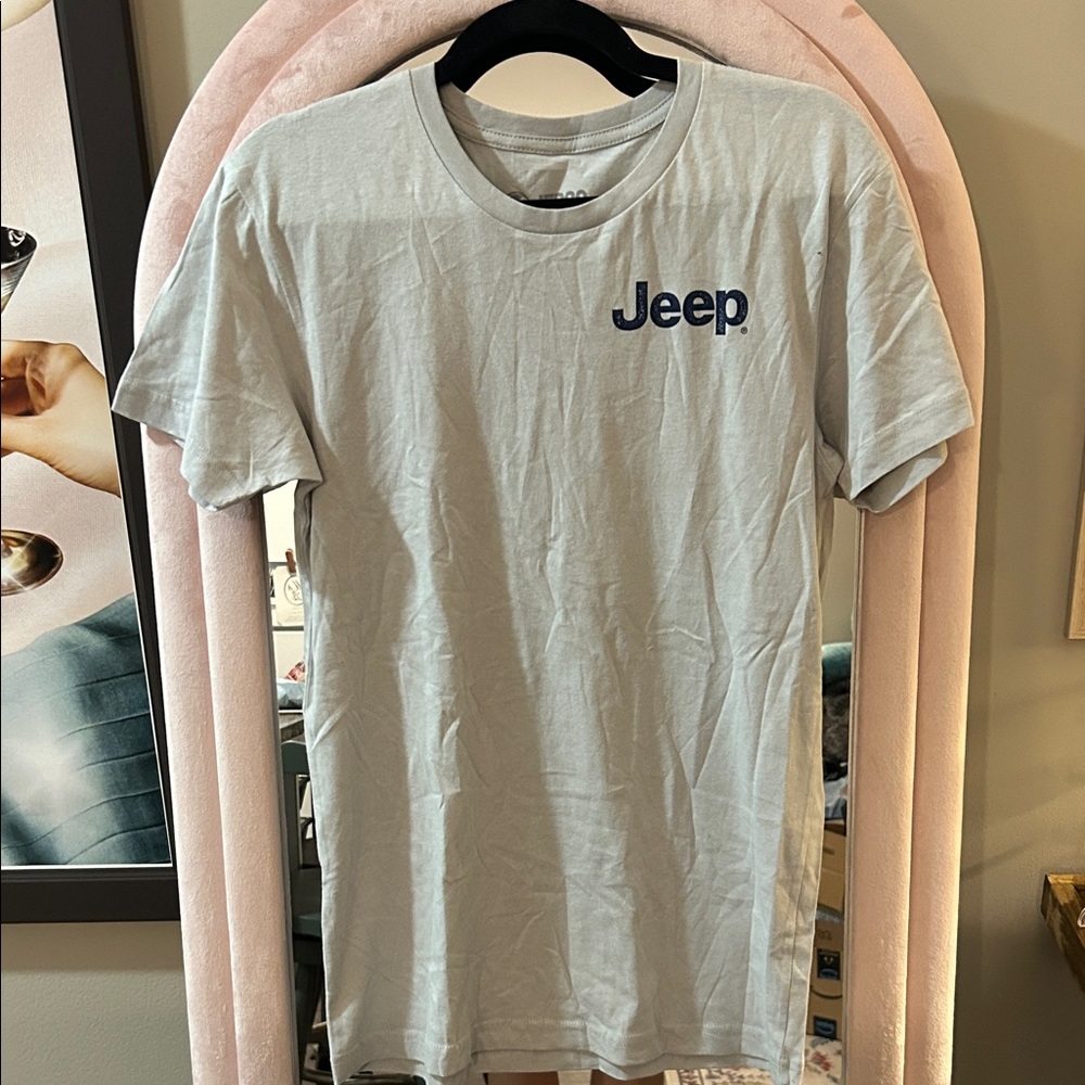 Jeep Men's Light Gray Tee